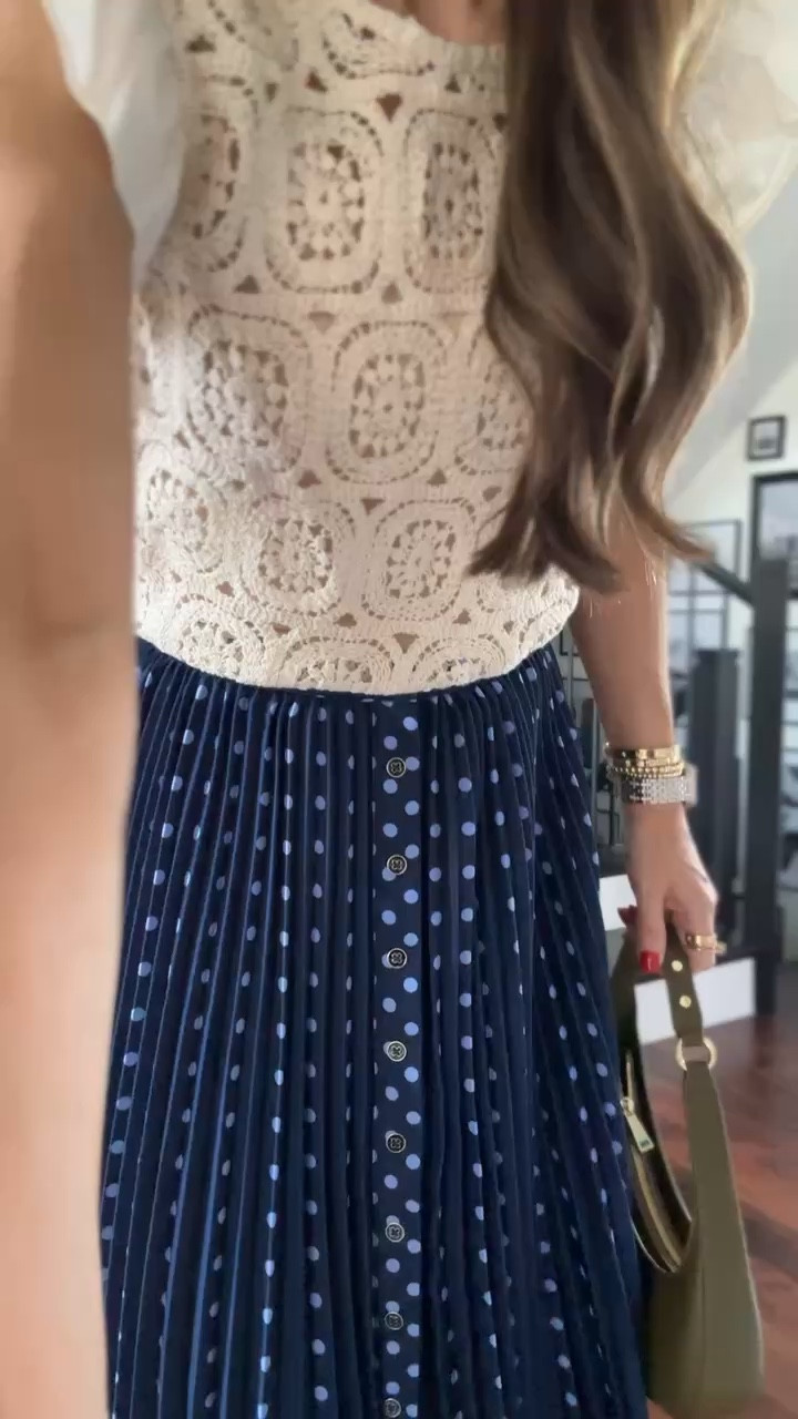 @Anthropologie 
Such a great skirt to dress up or down