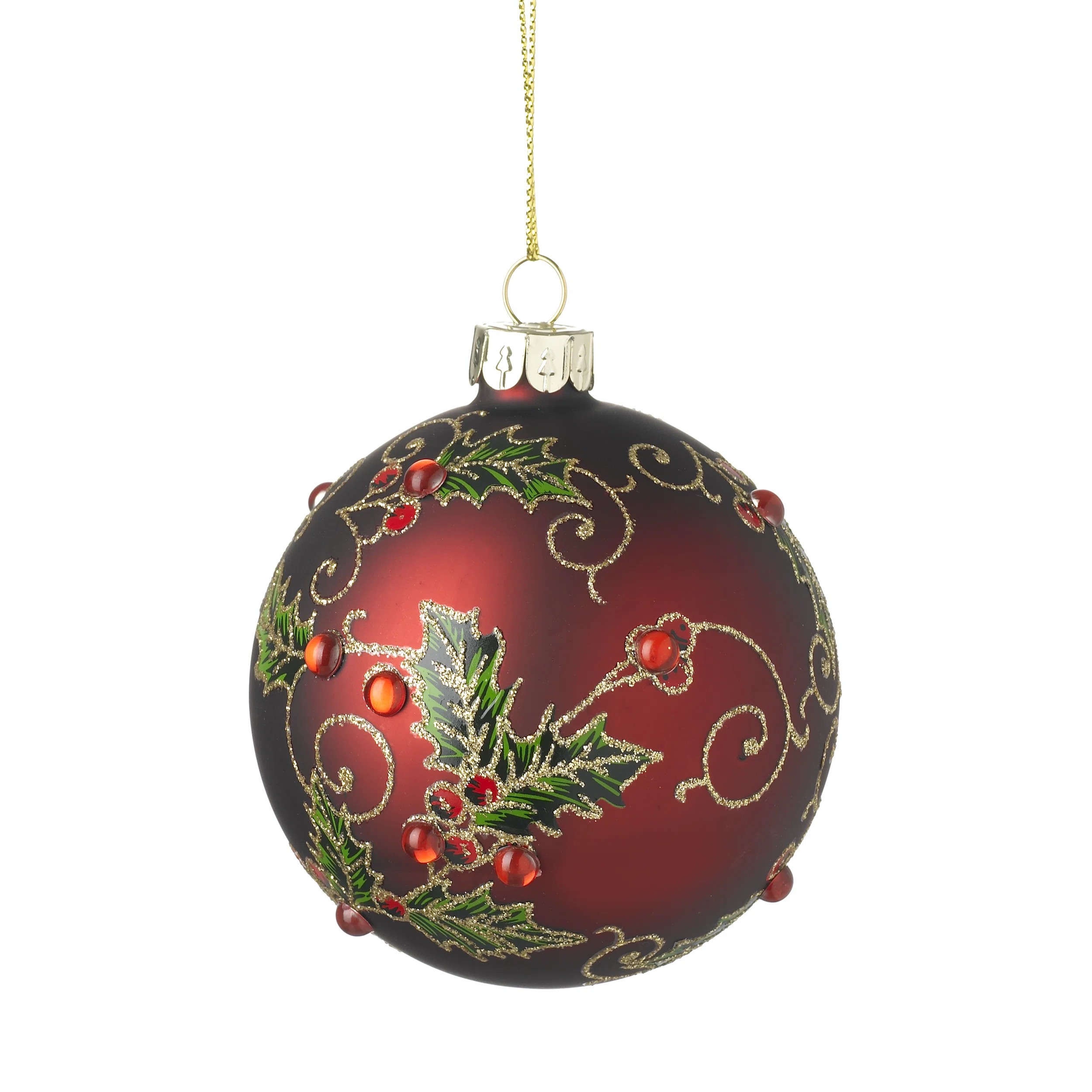 Glass Plants & Flowers Bauble (Set of 6) | Wayfair UK