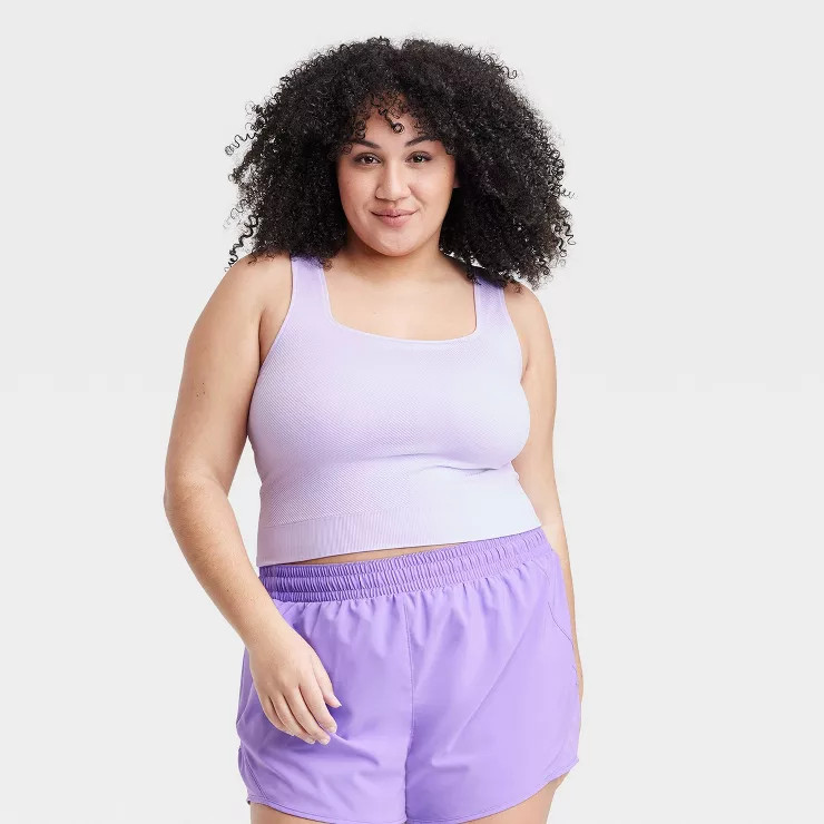 Women's Seamless Cropped Tank Top - All in Motion™ | Target