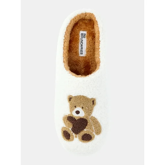 No Boundaries Women's Bear Icon Slippers | Walmart (US)
