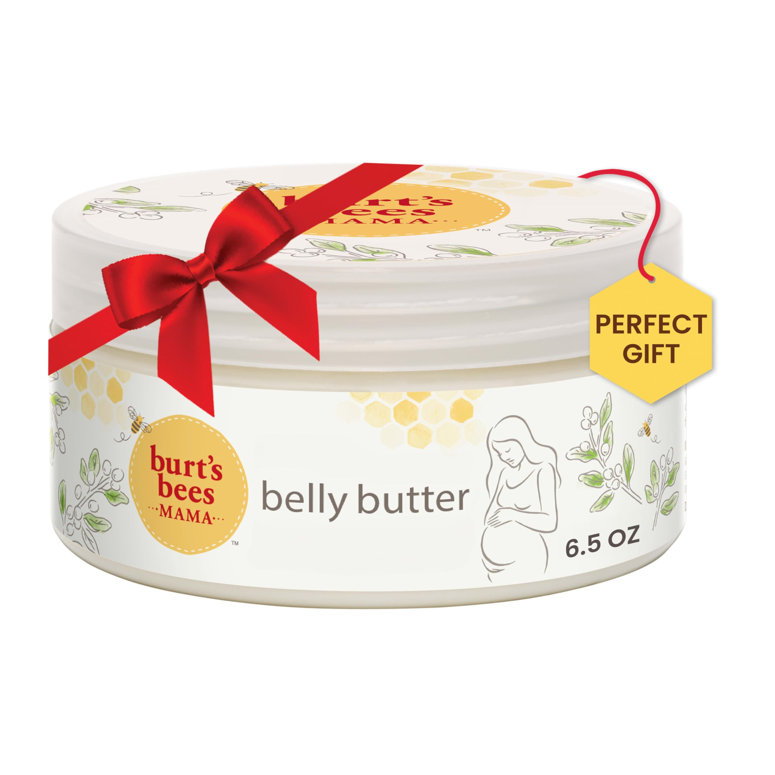 Burt's Bees Mama Belly Butter Stretch Mark Cream, 6.5 Oz | Christmas Gifts, for Pregnancy Massage... | Amazon (US)