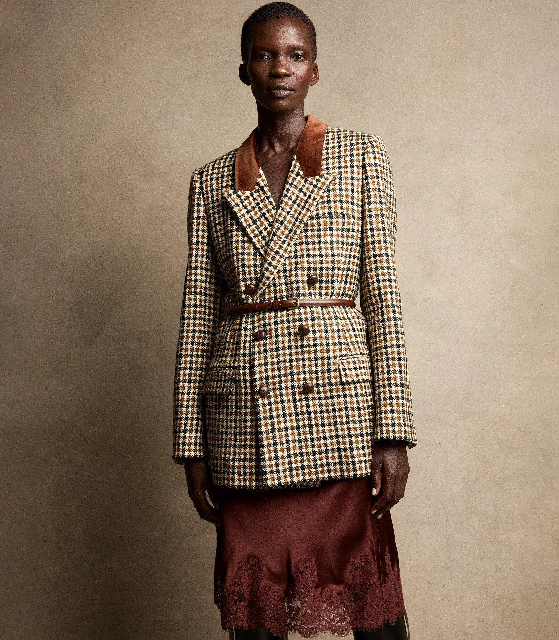 Duccio Blazer - Ellsworth Houndstooth | DÔEN | DOEN