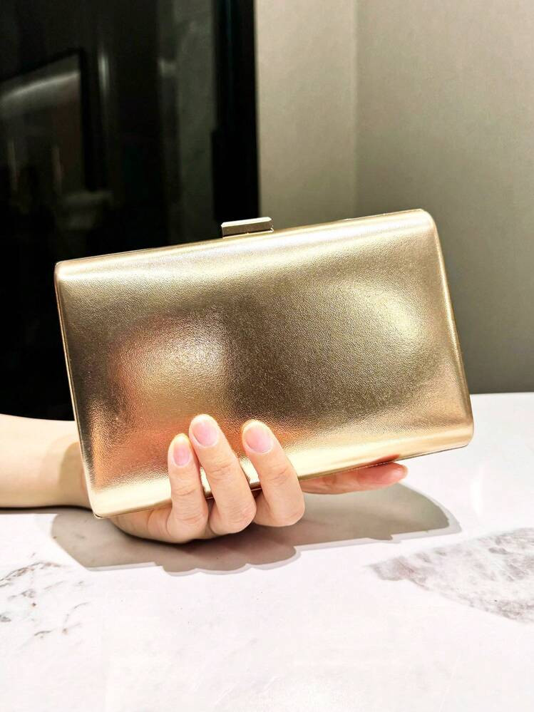 Kupplungs Abend Tasche, Braut Party Dinner Tasche, Goldene Glitzer Abend Tasche, Kleiner Handtasche Geeignet Für Partys, Tänze, Hochzeiten Und Formale Anlässe, Modische Und Elegante Damen Metallkette Schultertasche, Stylische Brauttasche, Perfekt Für Party, Hochzeit, Prom, Dinner/Banquet, Passend Zu Hochzeitskleidern, Formellen Kleidern, Prom-Kleidern, Geburtstagskleidern, Partykleidern | SHEIN