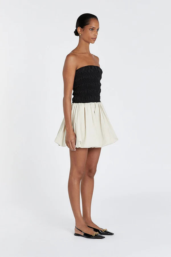 STEVIE BLACK AND STONE MINI DRESS | DISSH