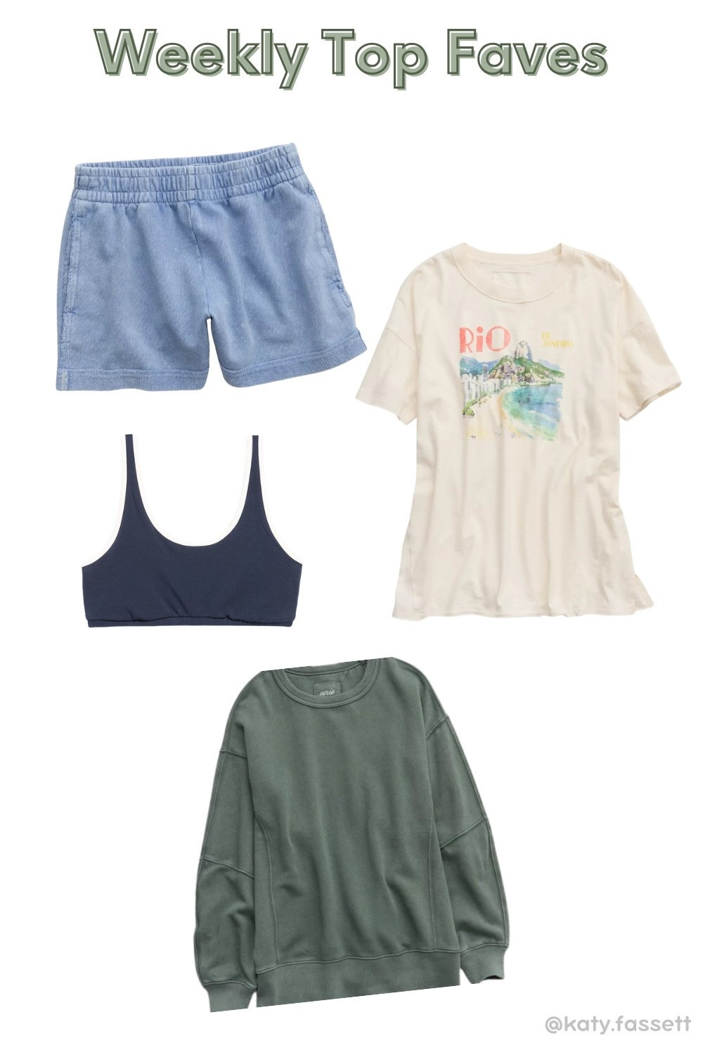 What you guys have been loving and shopping!! Aerie has the cutest and most comfy summer pieces!