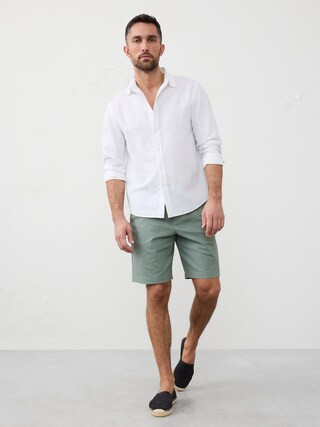 9" Lived-In Short | Banana Republic Factory