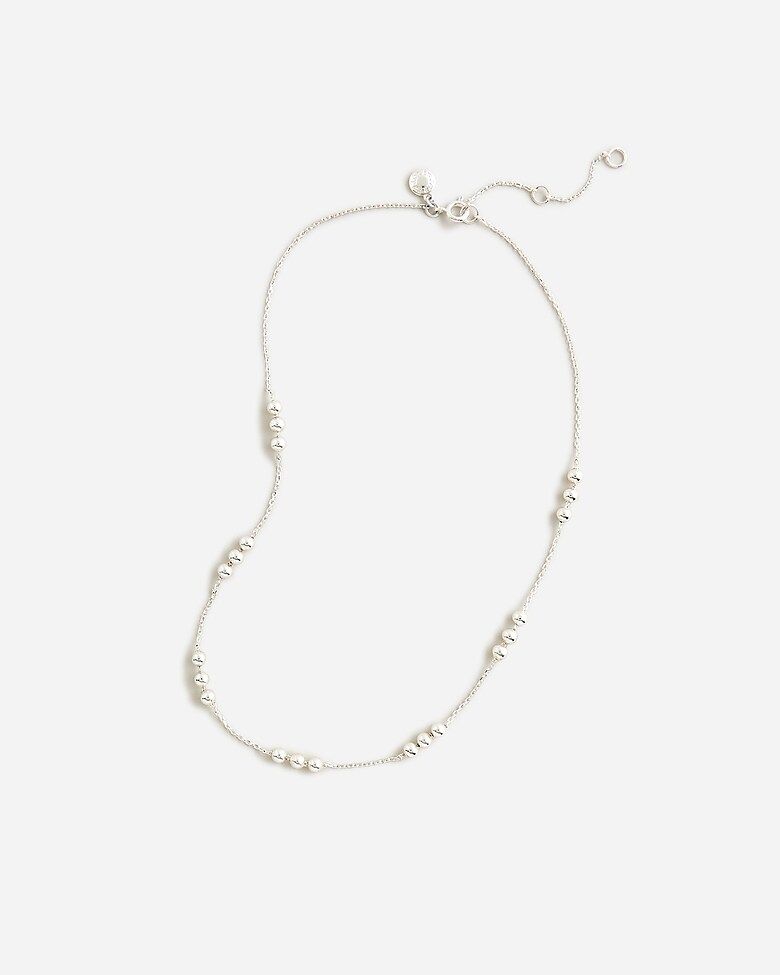 Gold-ball chain necklace | J.Crew US