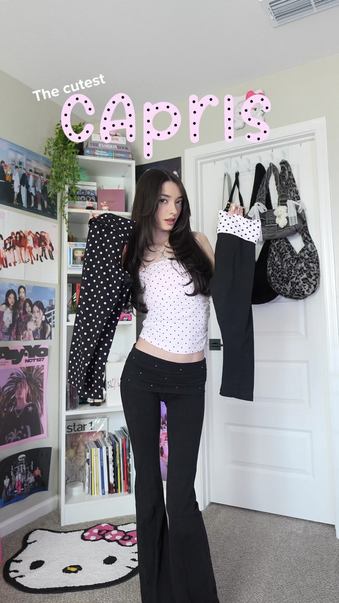 VS Polka dot capri leggings!! 💓 

#LTKgrwm #LTKActive #LTKootd