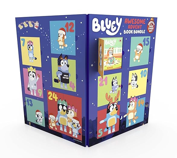 Bluey: Awesome Advent Calendar Book Bundle      Novelty Book – August 27, 2024 | Amazon (US)
