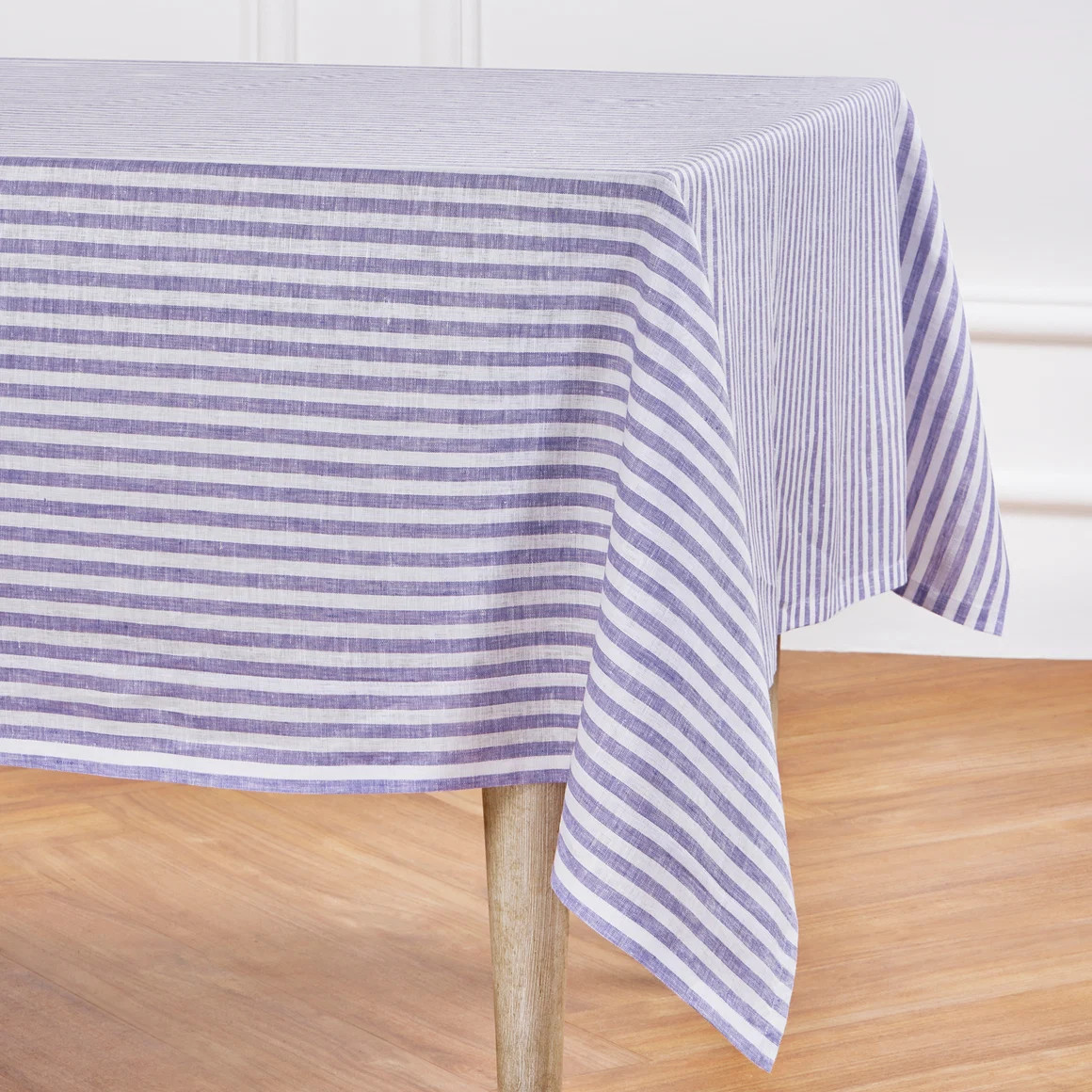 Amalfi Stripe Linen Tablecloth | Solino Home | Solino Home