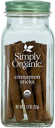 Simply Organic Cinnamon Sticks Certified Organic, 1.13 Oz | Amazon (US)