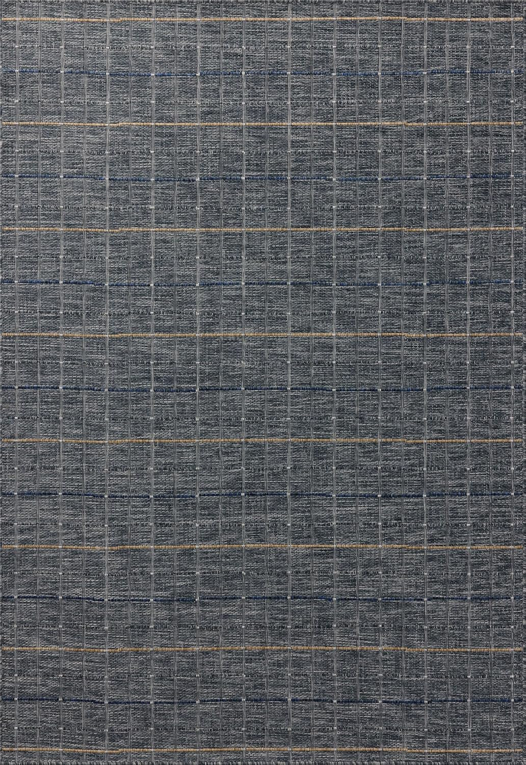 Loloi Birch Collection BIR-02 Sky/Wheat 7'-10" x 10', .25" Pile Height, Area Rug, Indoor/Outdoor,... | Amazon (US)