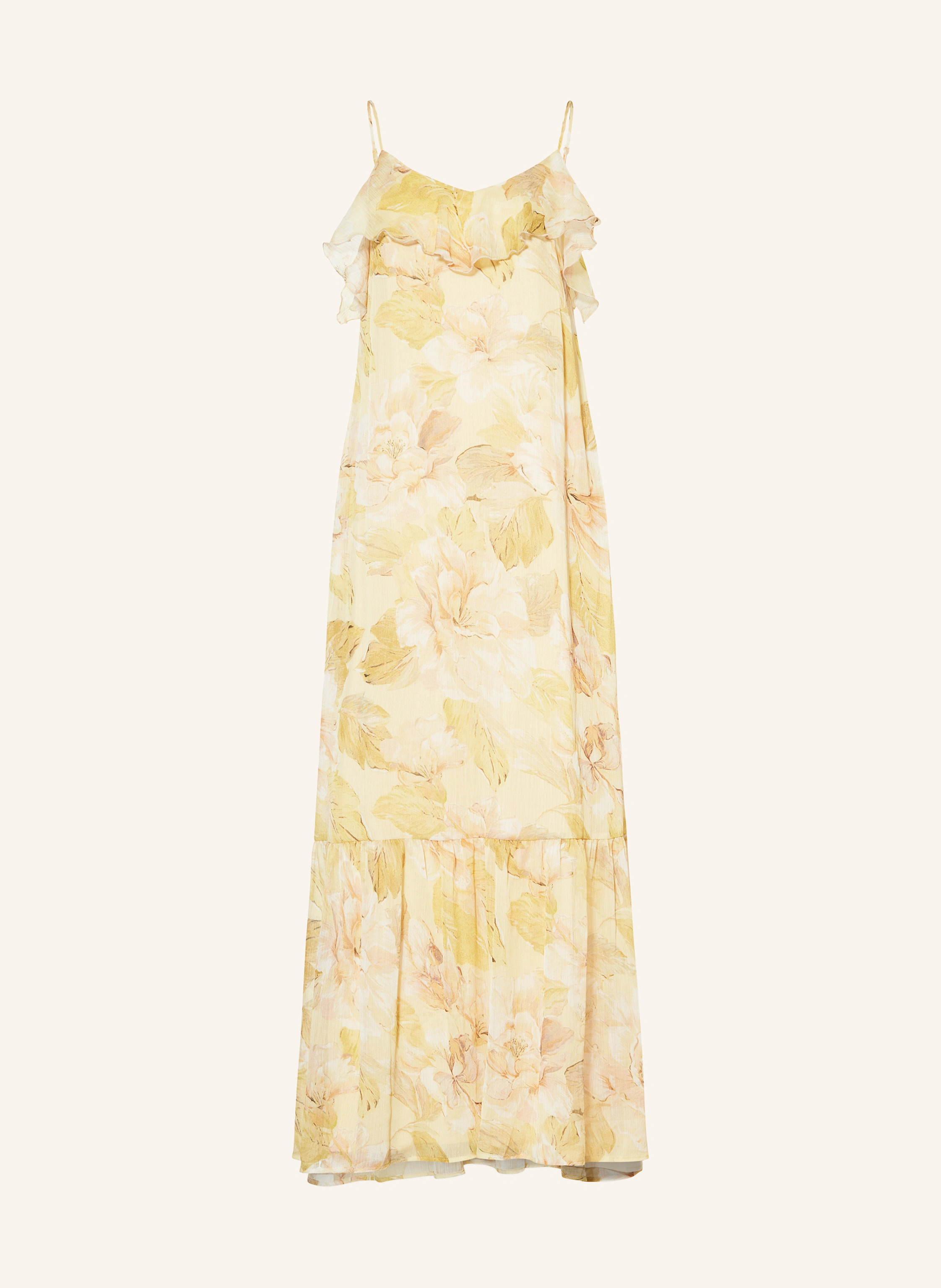 MRS & HUGS Kleid mit Volants in ecru / hellorange / beige | Breuninger (DACH)
