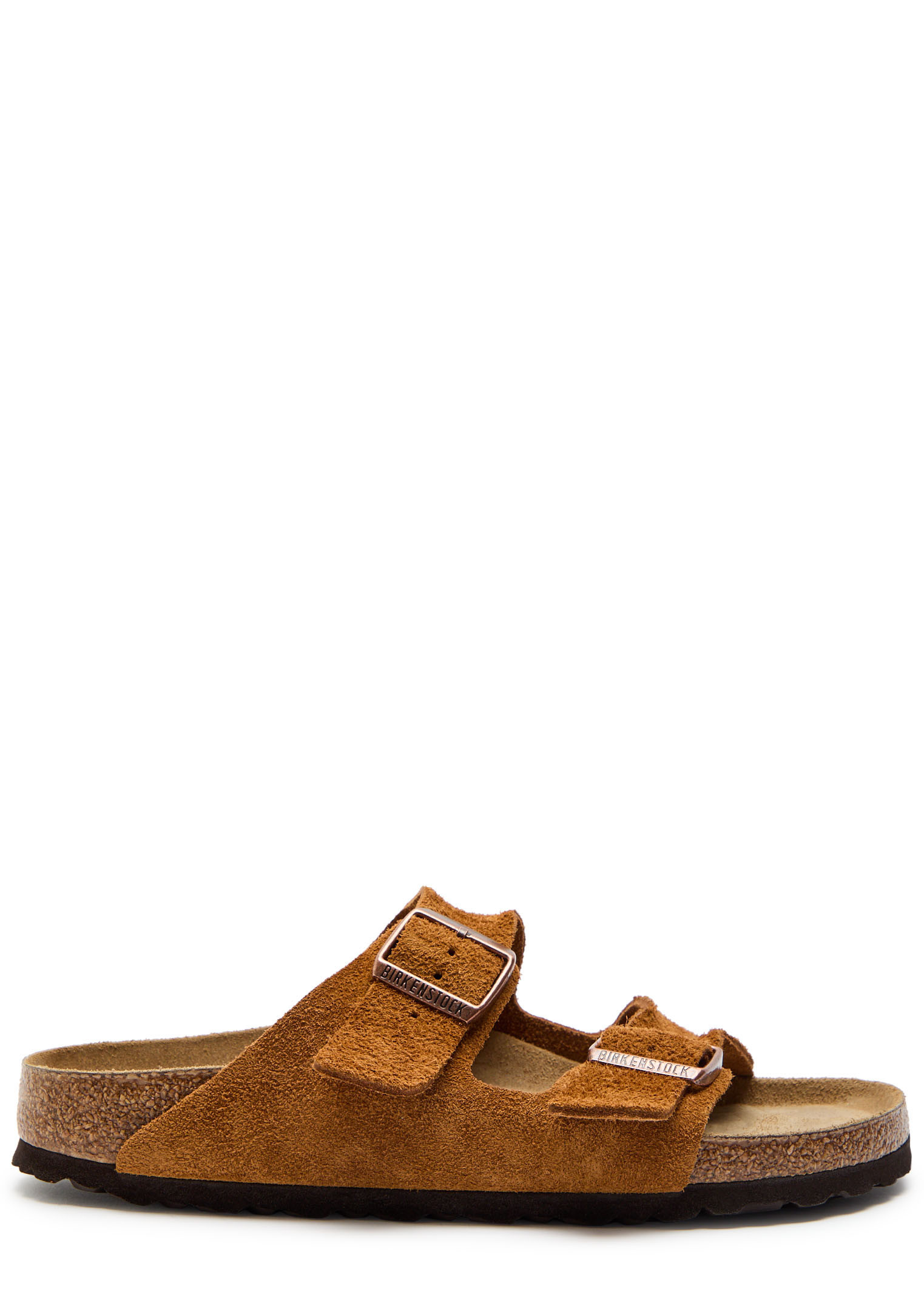 Arizona brushed suede sliders | Harvey Nichols