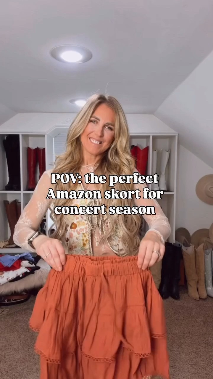 Comment SKORT to grab details on this head to toe Amazon outfit! So cute for concert season!!

I’m wearing size xs or small in all! 

Amazon find, concert ootd, concert fashion,  concert style, casual outfit, casual ootd, hauls, Amazon outfit, skort, skort outfit, country concert outfit, Amazon fashion