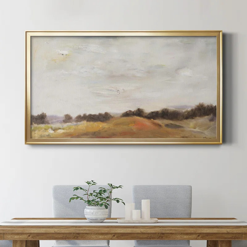 Fields Of Gold - Picture Frame Print on Canvas | Wayfair North America