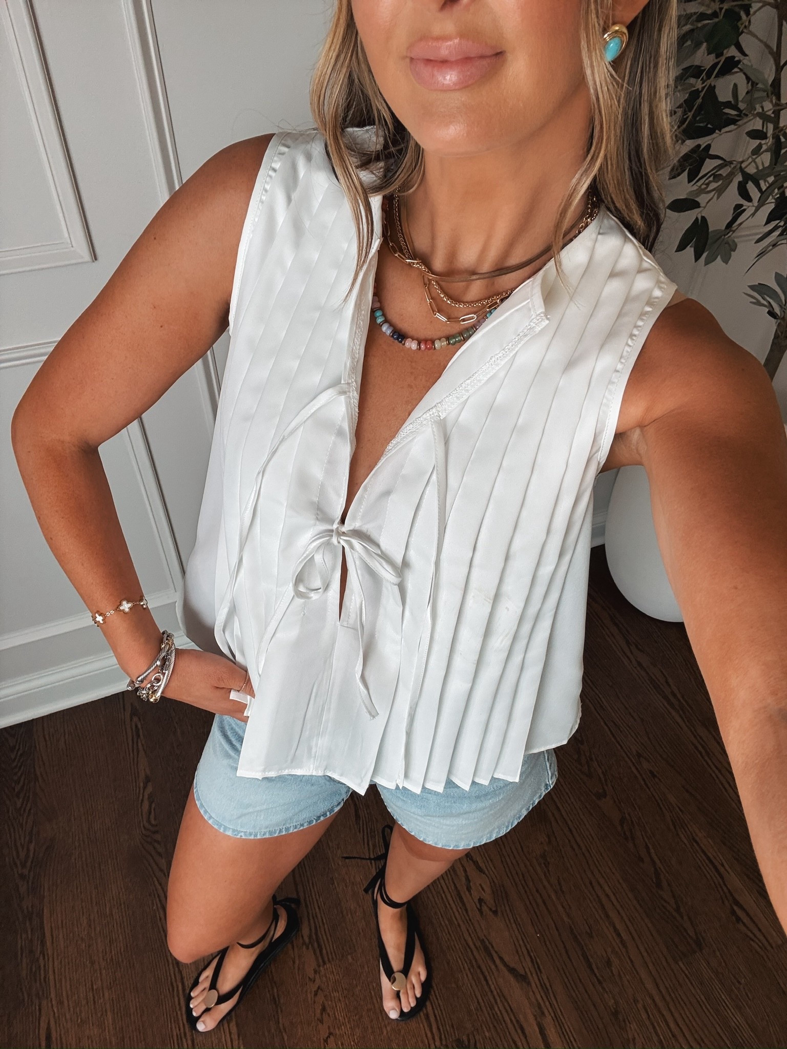 The cutest top for spring and summer! Vacation outfits beach, work outfits, travel outfits, resort wear 2026, date night outfit, business casual workwear, spring outfits 2026 

#LTKmomlife #LTKMothersDay #LTKootd