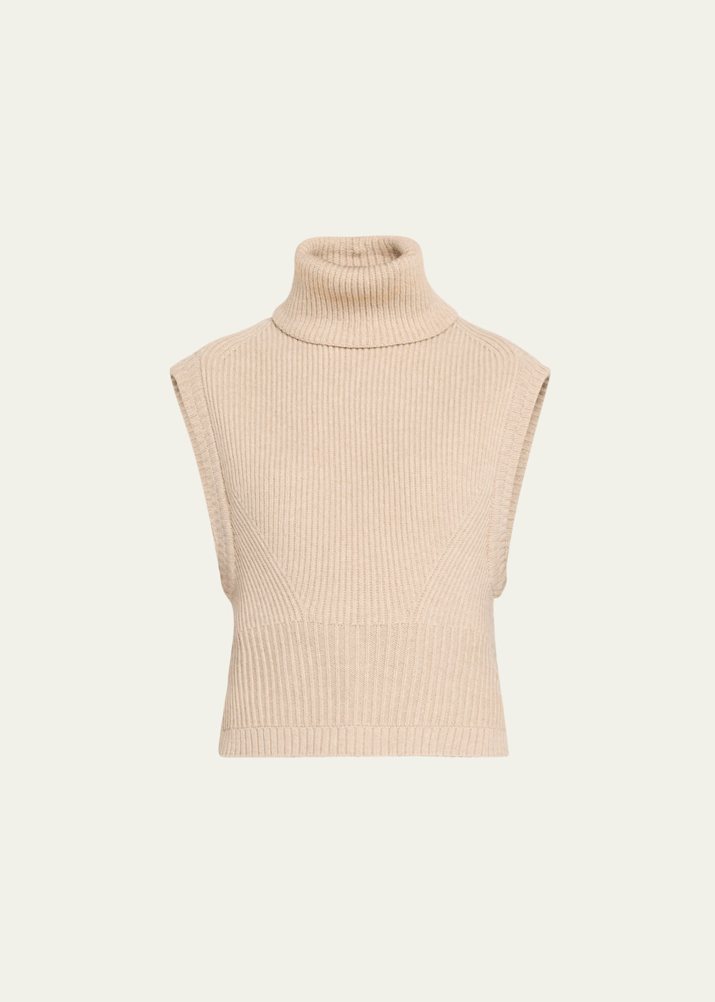 SIMKHAI Maple Cashmere Turtleneck Sweater Vest | Bergdorf Goodman