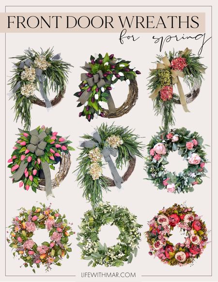 Front Door Wreaths | Spring Wreaths | Wreath for Spring | Spring Decor | Home Decor | Amazon Home 

#LTKfindsunder100 #LTKSeasonal #LTKhome