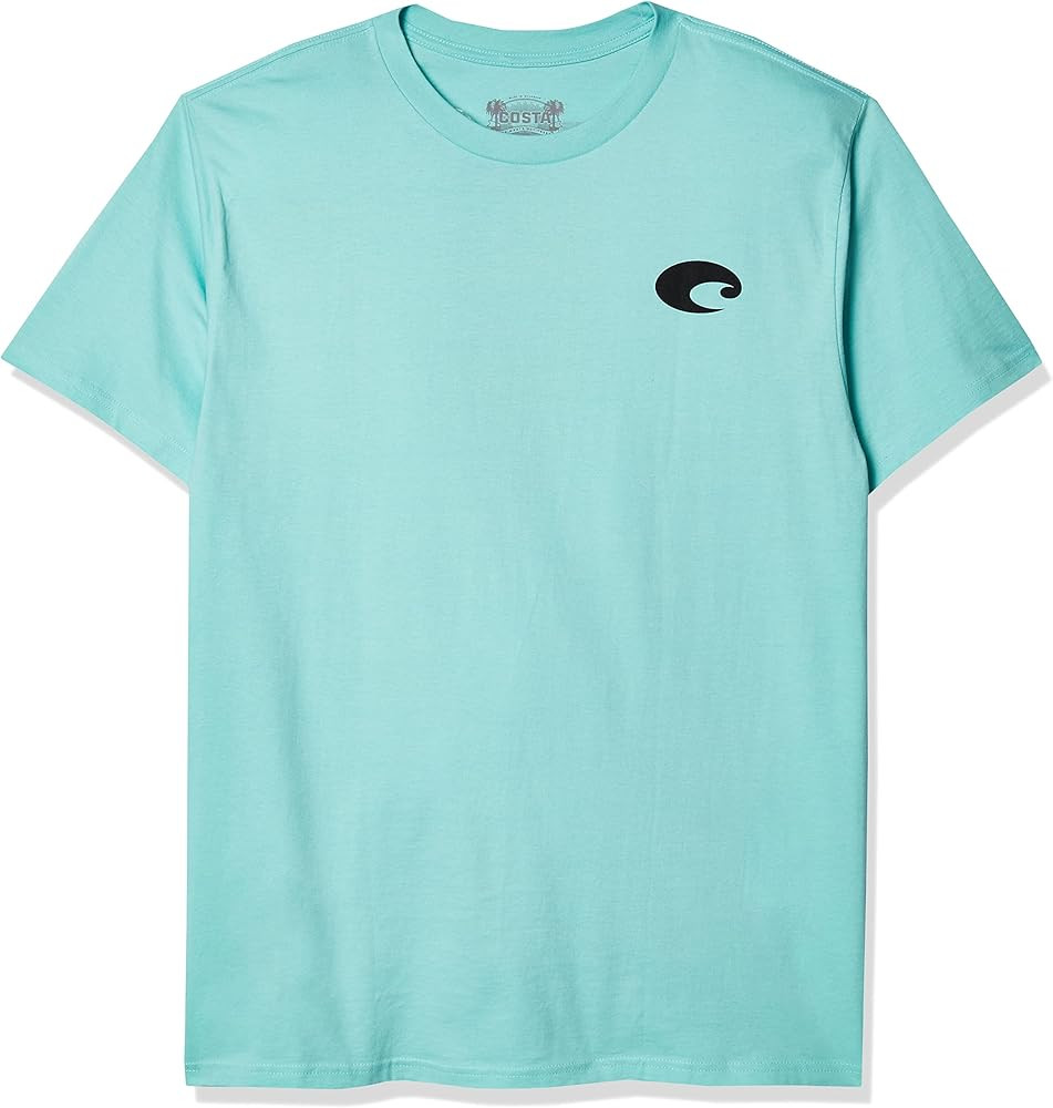 Costa Del Mar Species Shield Short Sleeve T Shirt, Chill, Medium Blue | Amazon (US)