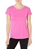 Starter Women's Short Sleeve Drapey TRAINING-TECH T-Shirt, Amazon Exclusive, Power Pink, Small | Amazon (US)