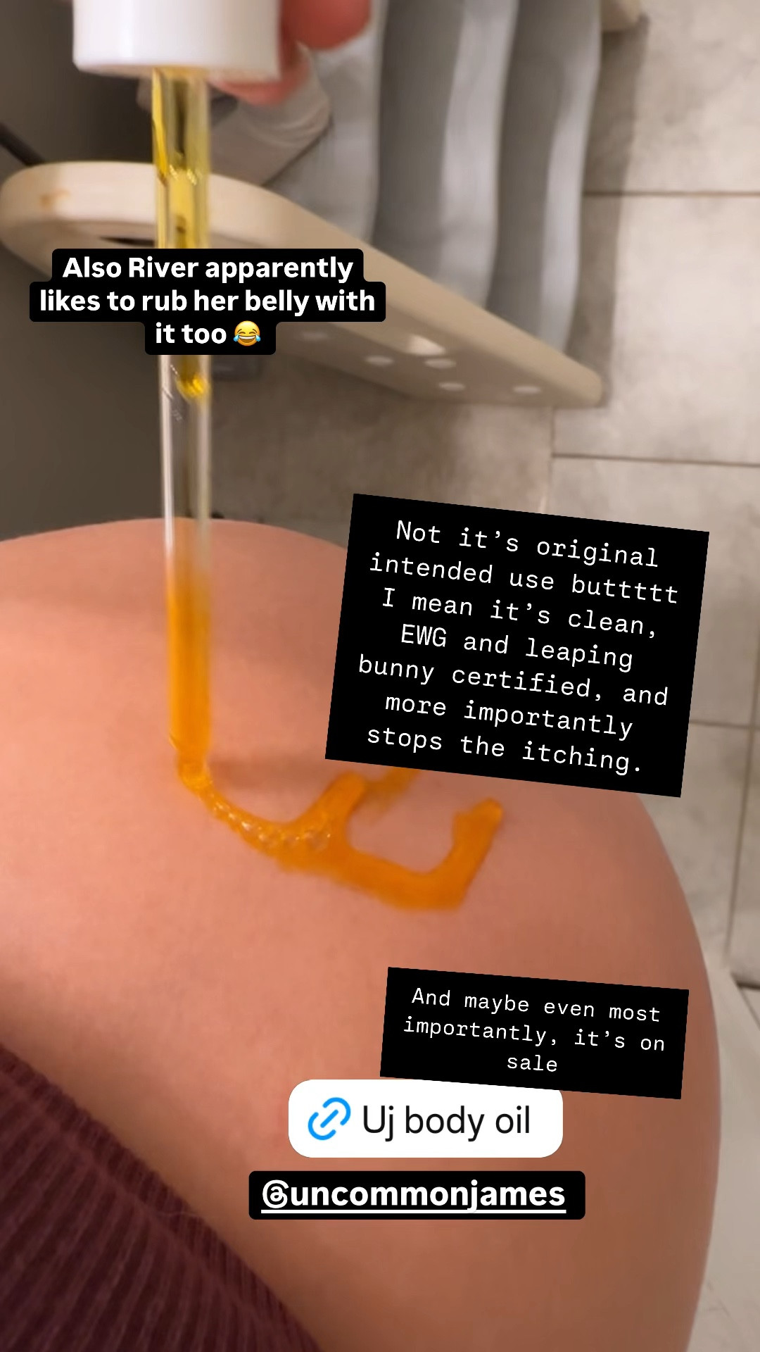 Body oil doubles as belly oil over here!

#LTKFindsUnder100 #LTKBump #LTKBeauty
