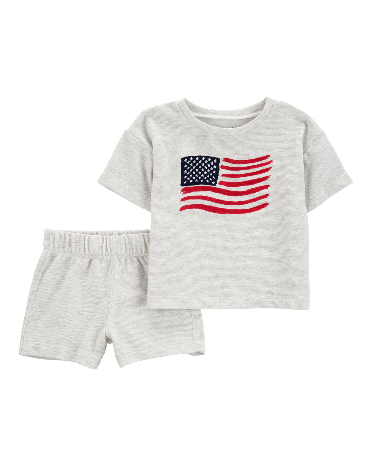 Baby 2-Piece American Flag Tee & Short Set | Carter's Inc