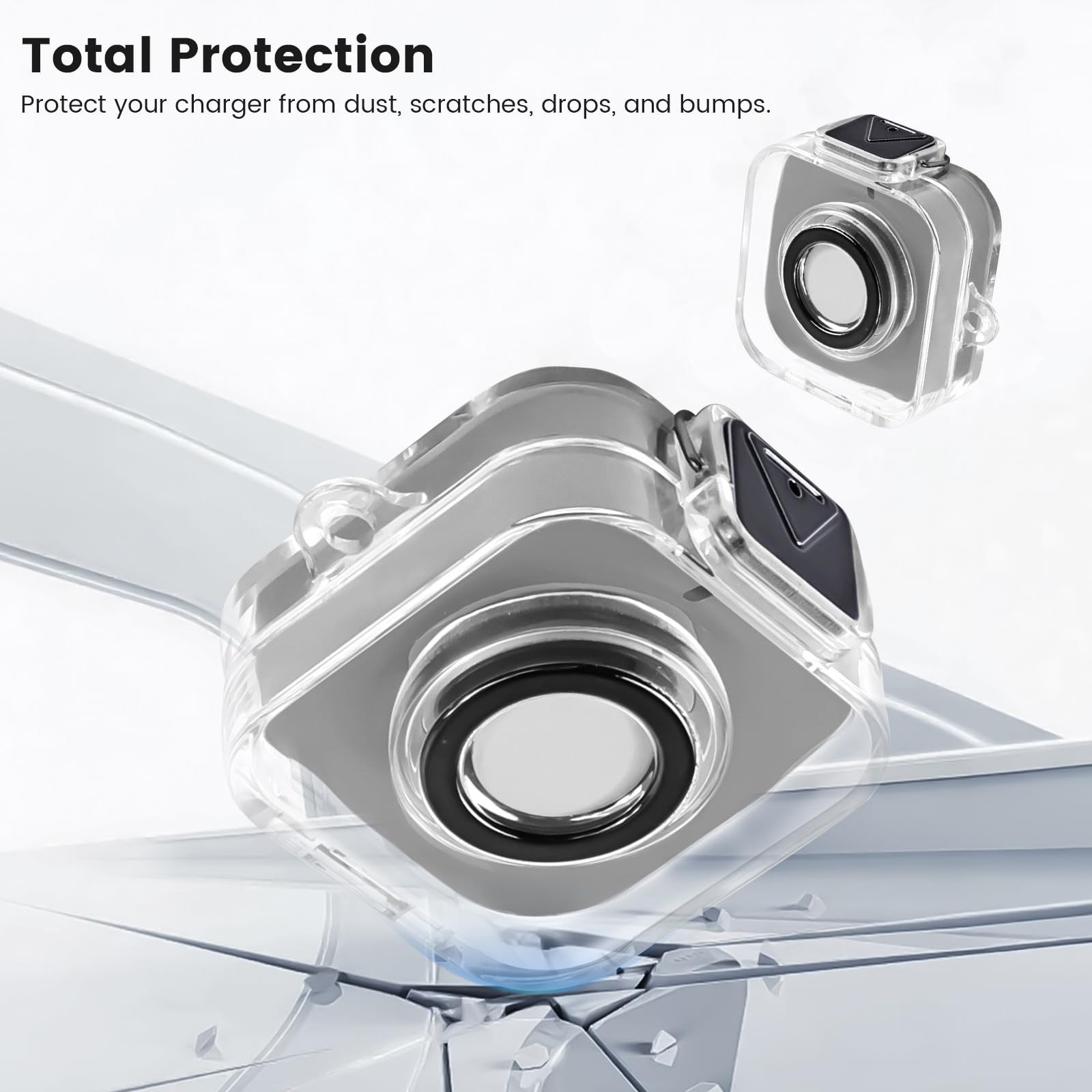 Travel Case Compatible with Oura Ring Gen 4 Charger, Hard PC Portable Charger Protective Case wit... | Amazon (US)