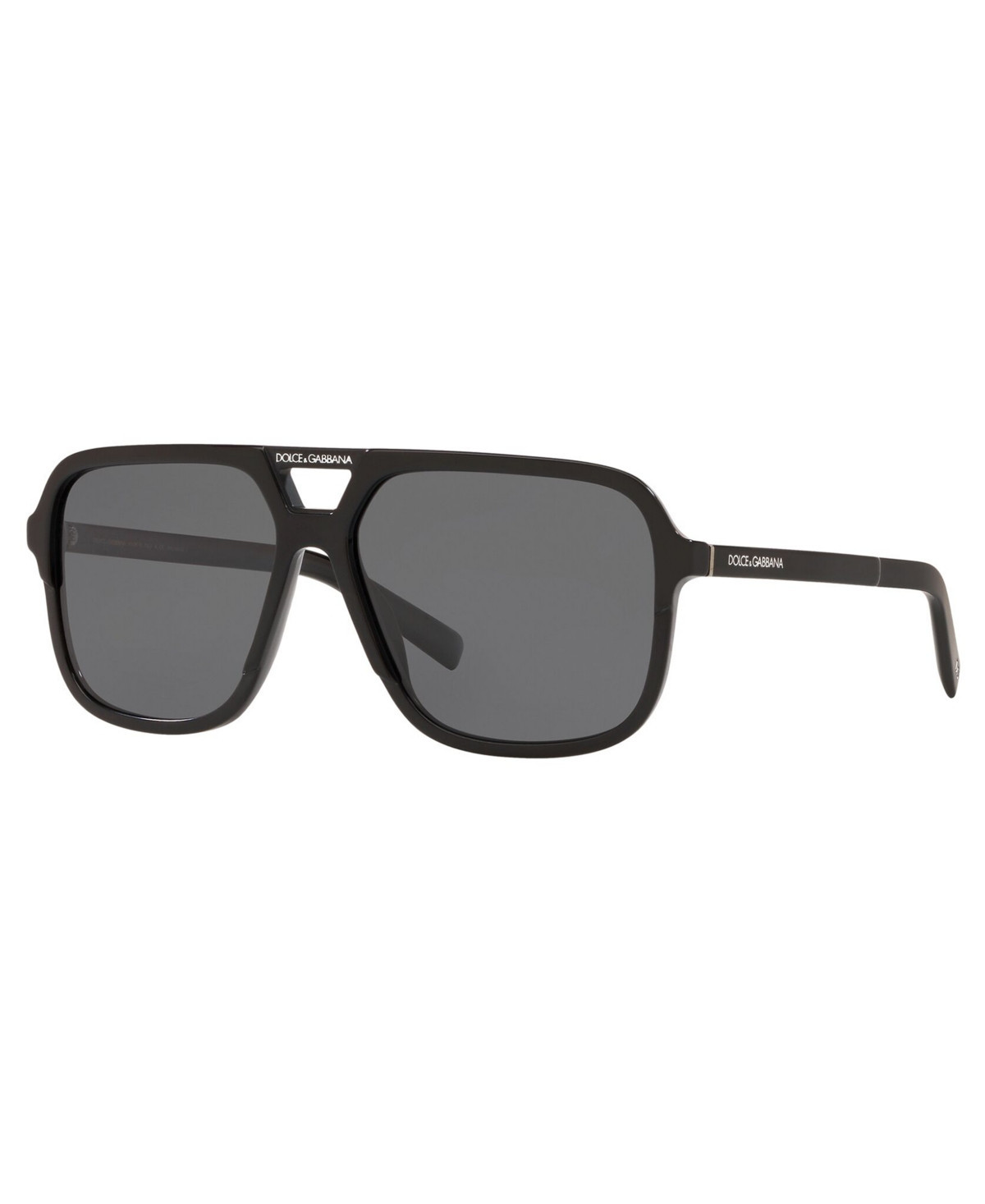 Dolce&Gabbana Polarized Sunglasses, DG4354 58 - BLACK/POLAR GREY | Macy's
