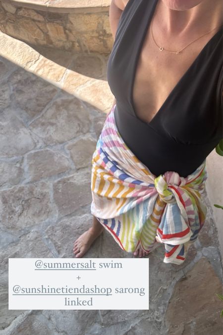 Summersalt swim and sunshine tienda sarong 

#LTKfindsunder100 #LTKtravel #LTKswim
