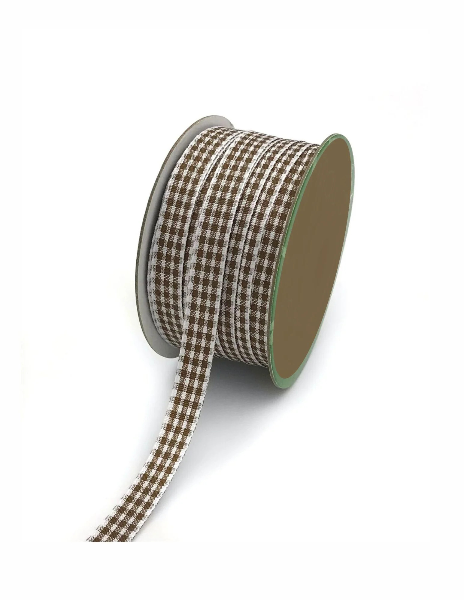 Gingerbread Plaid Mini Ribbon | Gatehouse No.1