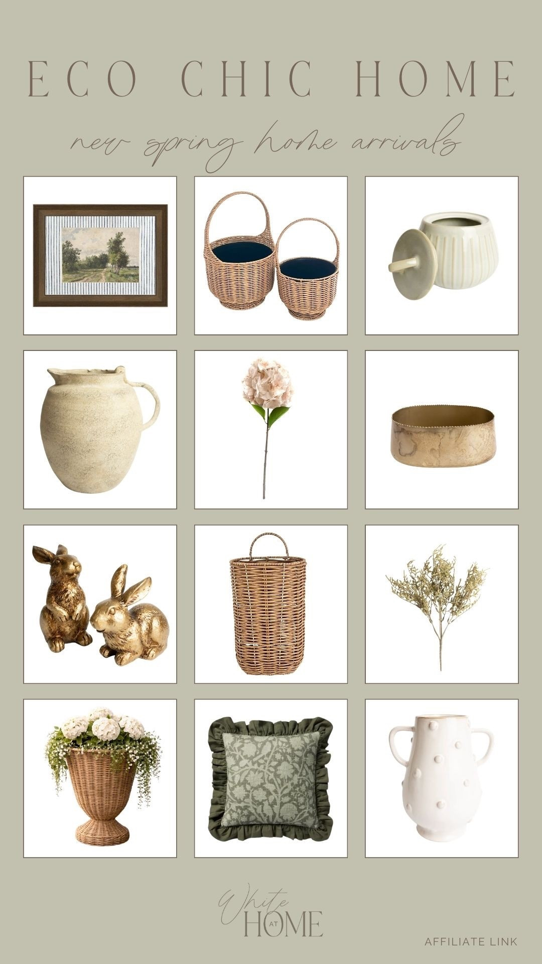 The prettiest spring home finds! These basket handled planters have my heart. Such a unique style that would be gorgeous on a front porch! 

#LTKHome