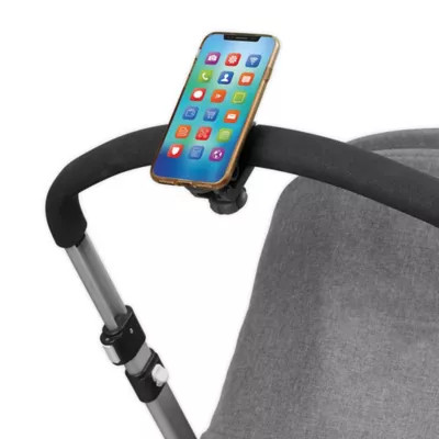 SKIP*HOP® Stroll & Connect Universal Stroller Phone Mount in Black | buybuy BABY | buybuy BABY
