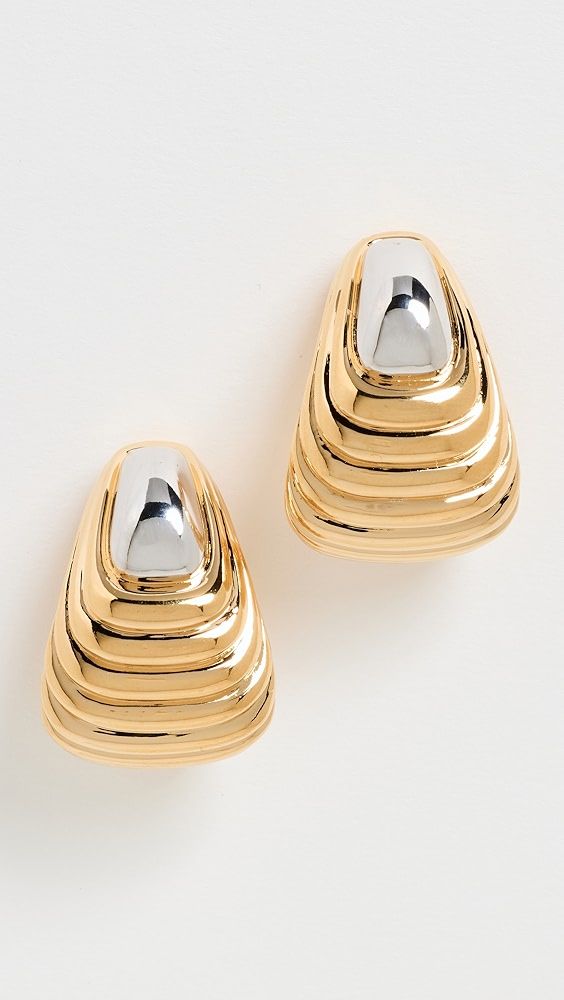 Missoma Wavy Ridge Oversized Stud Earrings | Shopbop | Shopbop