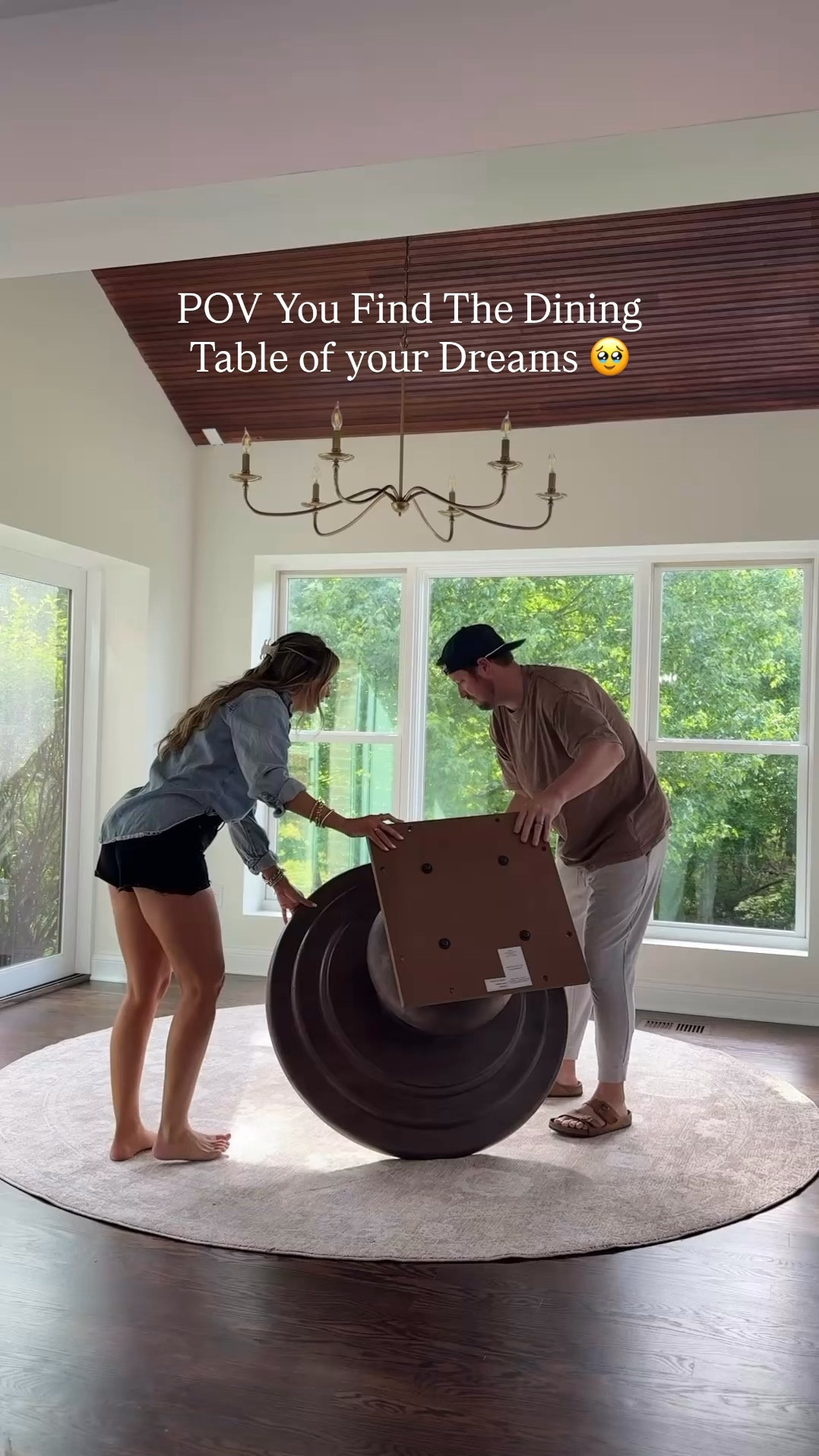 #Ad Comment LOVE below for links! 🔗 The dining table of our dreams! 😍When we first saw this home this space was an outdoor patio but we envisioned the most perfect breakfast nook for our little family to meet and catch up each night, even if only for a few minutes between busy schedules! It is better than we could have ever imagined, and it isn’t even done yet! #WayfairPartner #Wayfair #SpringCleaning

Everything including my gorgeous dining table are from @wayfair! You can also find these on my @shop.ltk storefront #liketkit 

#LTKHome