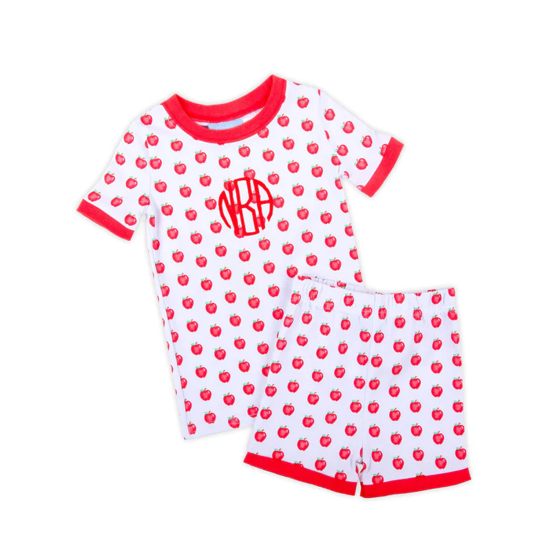 Apple a Day Short Pajamas | Classic Whimsy