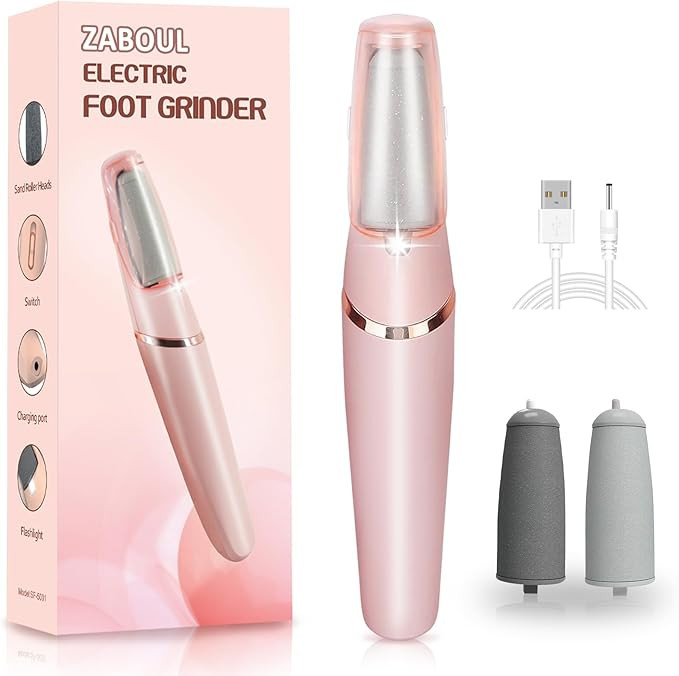 Smooth Pedicure Wand, Electric Foot Callus Remover Rechargeable Pedicure Tool Callus Remover for ... | Amazon (US)