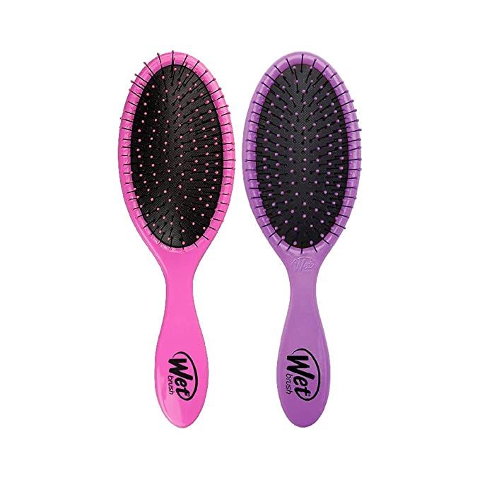 Wet Brush Original Detangler Hair Brush - Pink And Purple - Exclusive Ultra-soft IntelliFlex Bris... | Amazon (US)