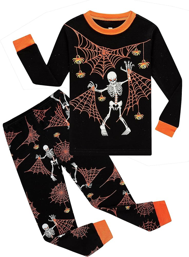 Family Feeling Kids & Toddler Boys Pajamas 2 Piece Pjs Set 100% Cotton Sleepwear | Amazon (US)