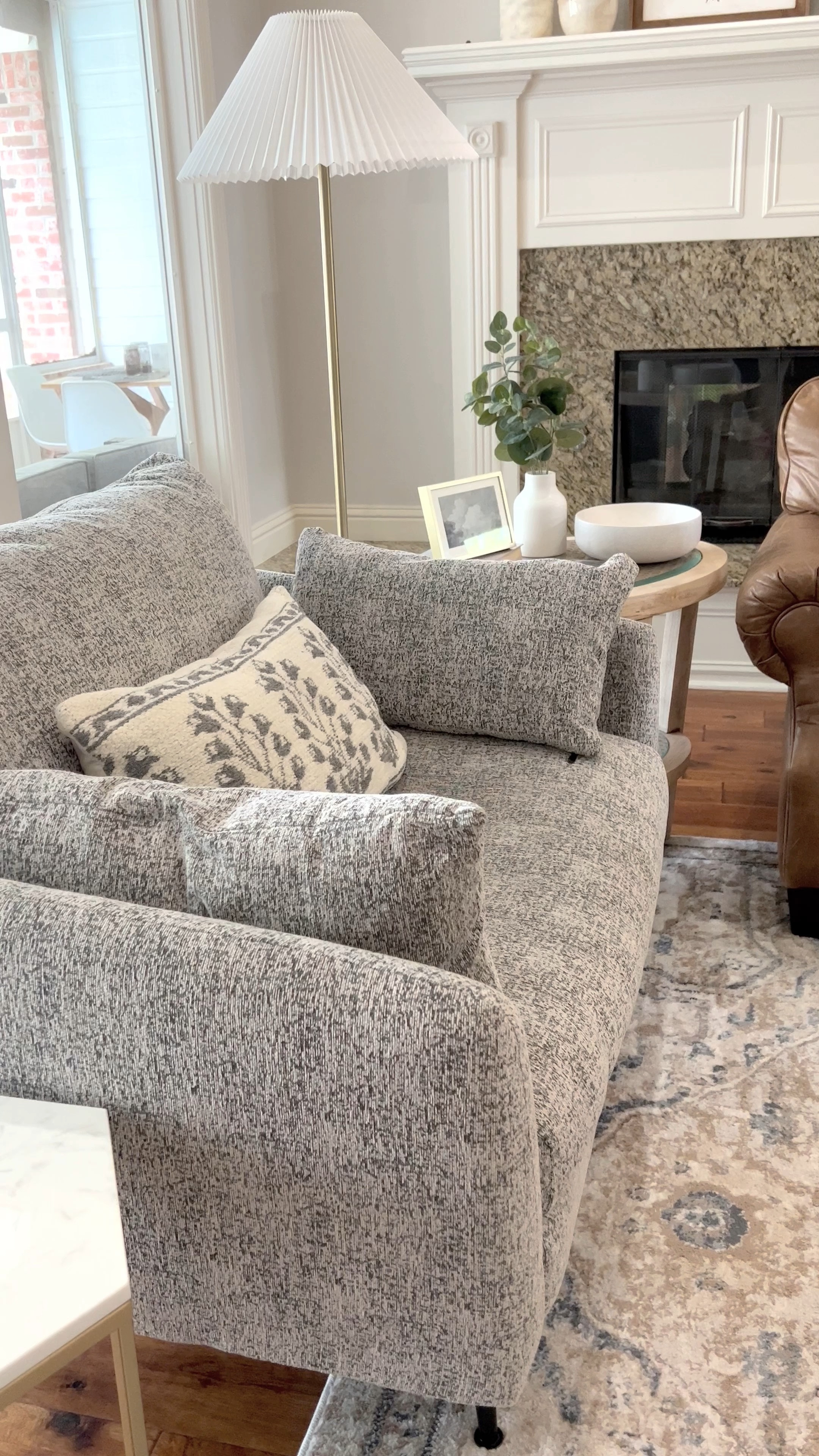 Current living room views. We absolutely love this grey arm chair!

Armchair, arm chairs, gray chair, grey chair, gray couch, living room, living room rug, area rug, living room decor, living room furniture, living room inspo, living room chair, living room lighting, floor lamp, accent chairs living room, accent table, side table, cane table, mantle decor, mantel decor, mantle styling, mantel decor spring, leather couch, camel couch,  rectangle rug, oriental rug, Persian rug, livingroom rug, rugs livingroom, rugs living room, coffee table styling, coffee table decor, round ottomans, Amy Leigh life, target ottoman, home decor inspo, home decor 2023, gold floor lamp 

#amyleighlife
#livingroominspo

#LTKhome #LTKstyletip #LTKFind