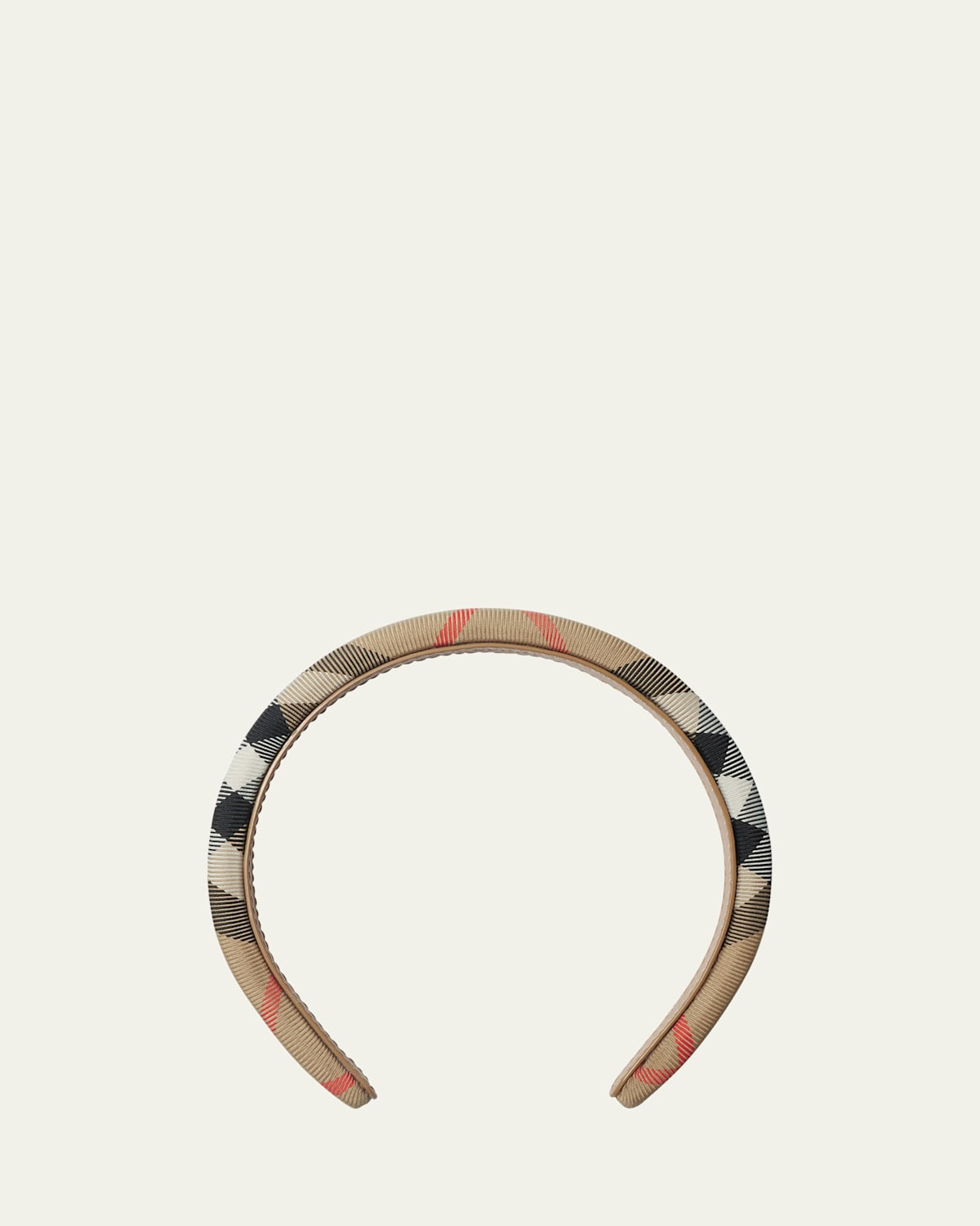 Girl's Check Classic Headband | Bergdorf Goodman