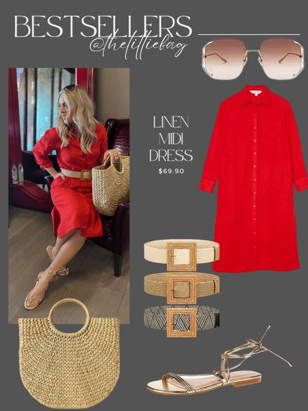Bestseller: linen midi dress! Amazon drop collection! Linen essentials. This red dress is 😍 Comes in 5 colors and sizes XXS-5X. Wearing an XS. Recommend sizing down




The drop collection. Red dress. Amazon style. Amazon fashion. Linen. Midi dress  

#LTKunder100 #LTKworkwear #LTKSeasonal