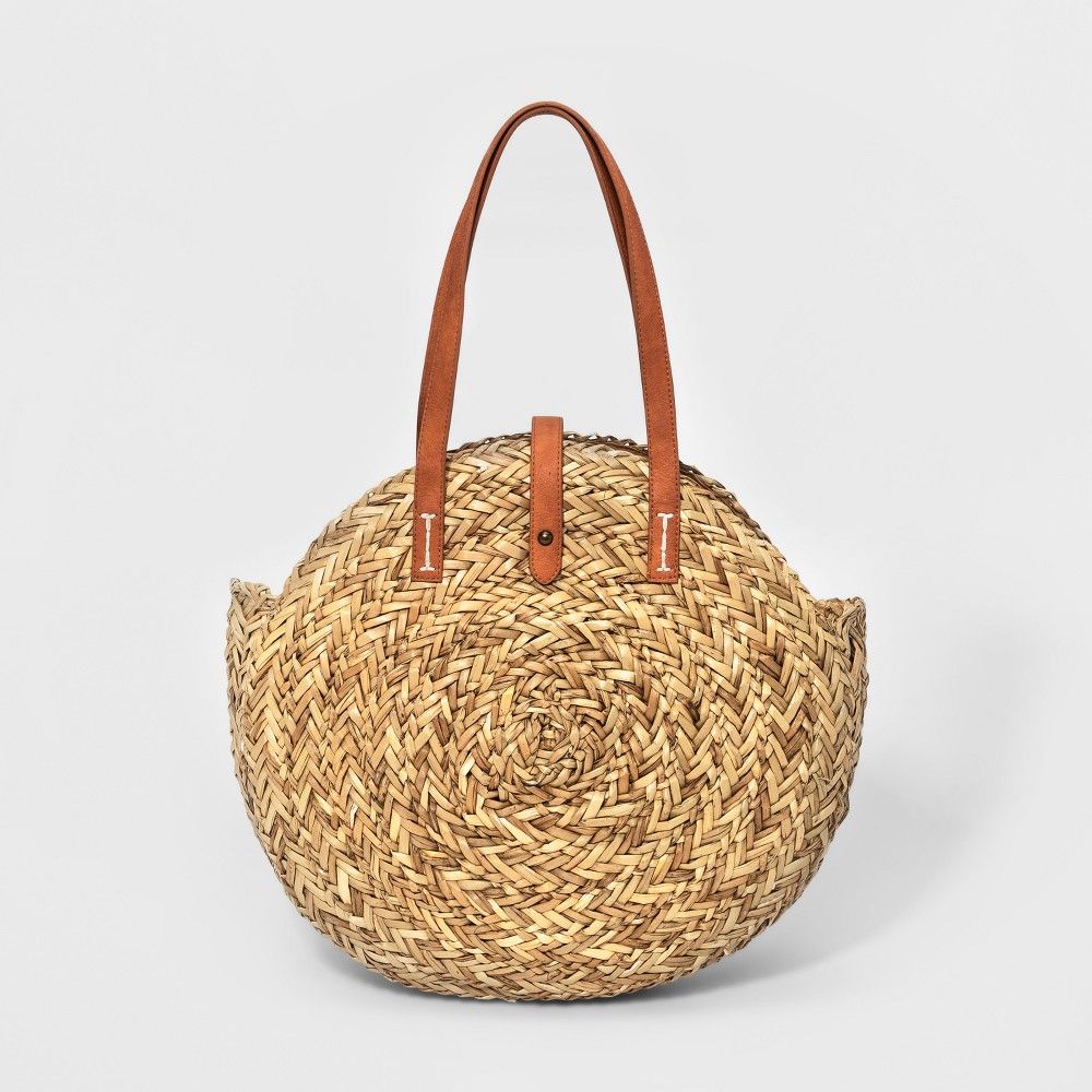 Shopper Tote Handbag - Universal Thread Natural, Women's | Target