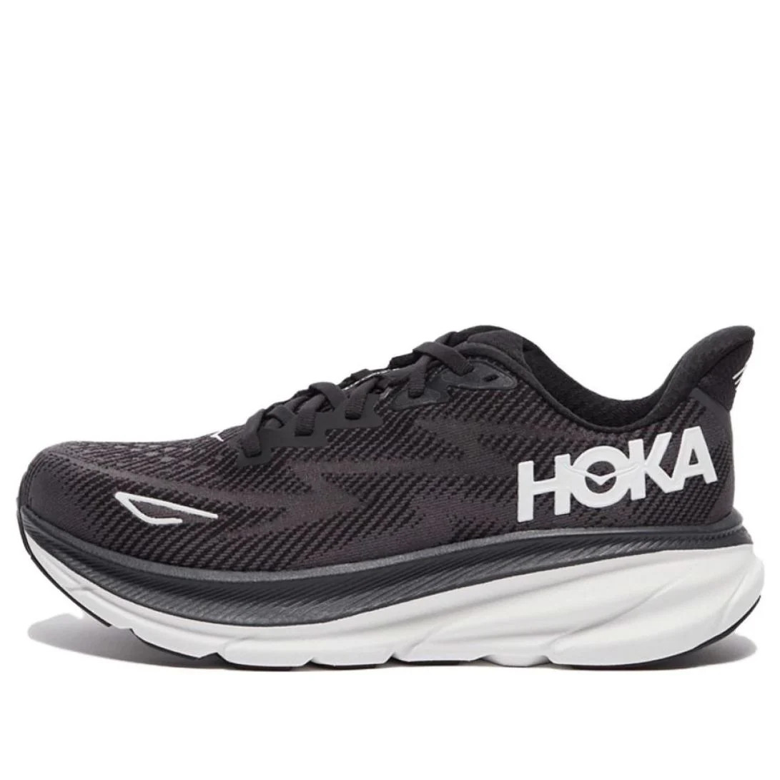 (WMNS) HOKA ONE ONE Clifton 9 'Black White' 1127896-BWHT | KICKS CREW
