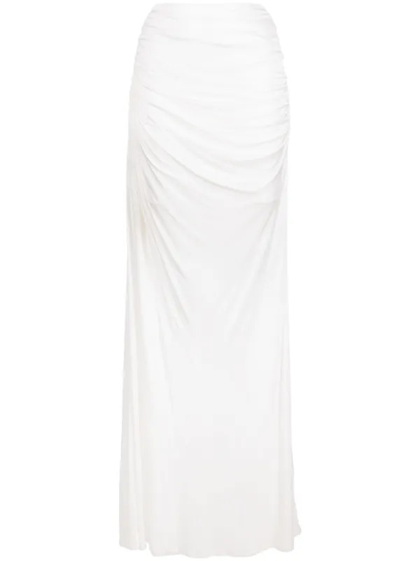 draped maxi skirt | Farfetch Global