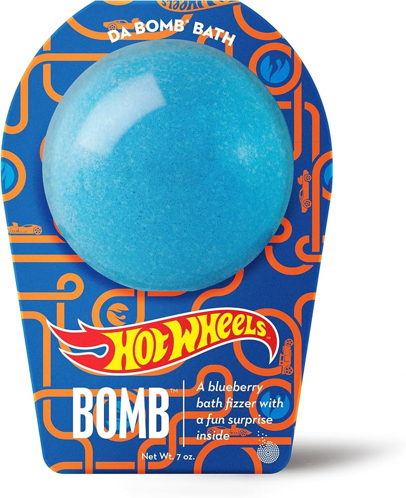 DA BOMB Hot Wheels Blue Bath Bomb, 7oz | Amazon (US)