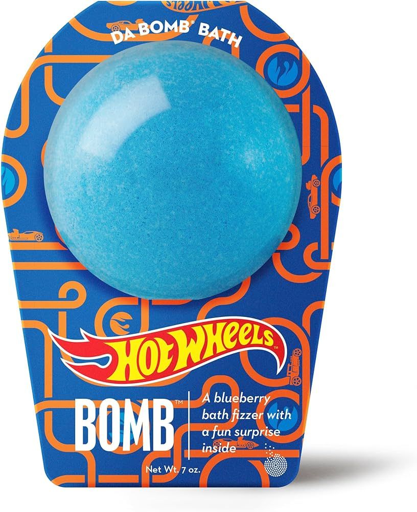DA BOMB Hot Wheels Blue Bath Bomb, 7oz | Amazon (US)