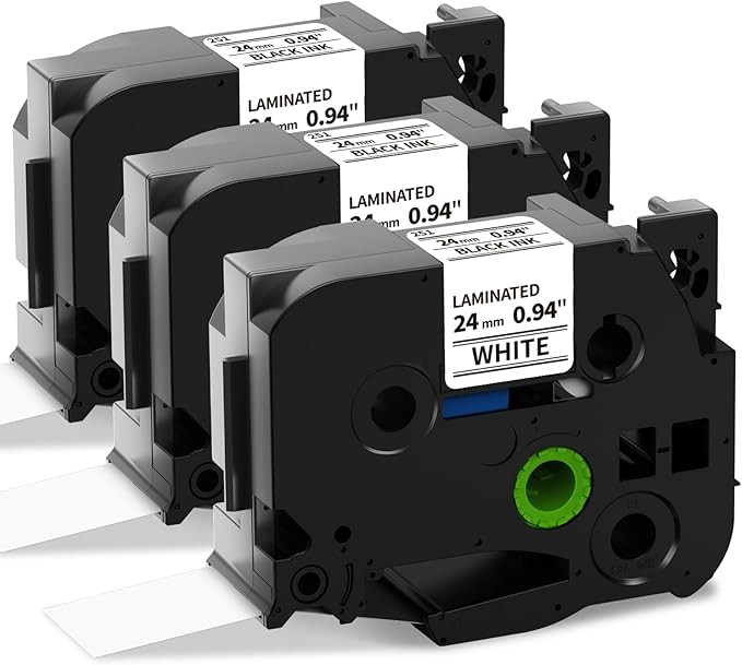 Labelife 24mm Label Tape Replacement for Brother Ptouch 1 Inch Label Tape TZe-251 TZe TZ Tape 24m... | Amazon (US)