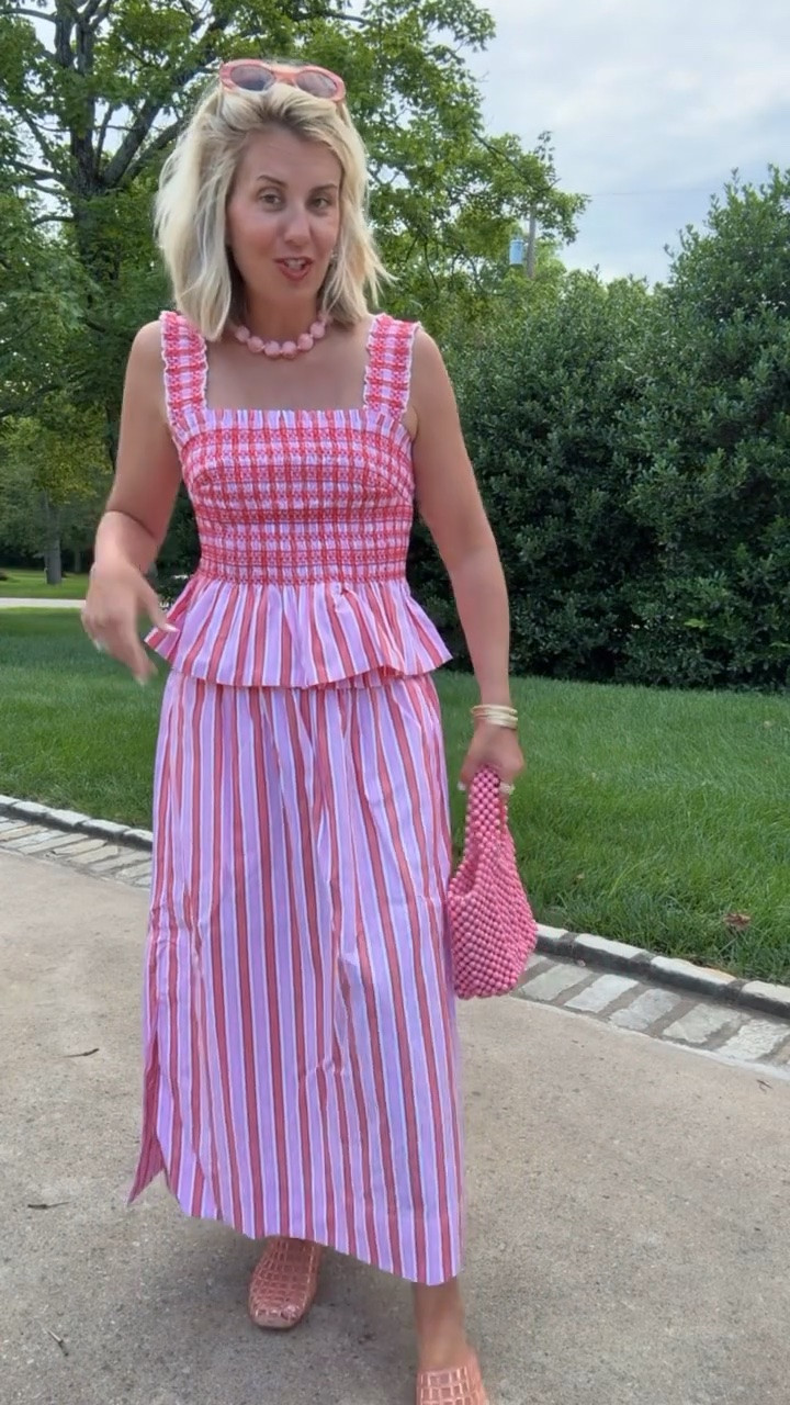 The detail of this outfit is next level and the price is insane!! This is an add to cart! 
Top - small
Skirt - xs 
Jelly - 8 tts 

*code Catherine20 at Allie + Bess

#LTKdayinmylife #LTKmomlife #LTKSeasonal