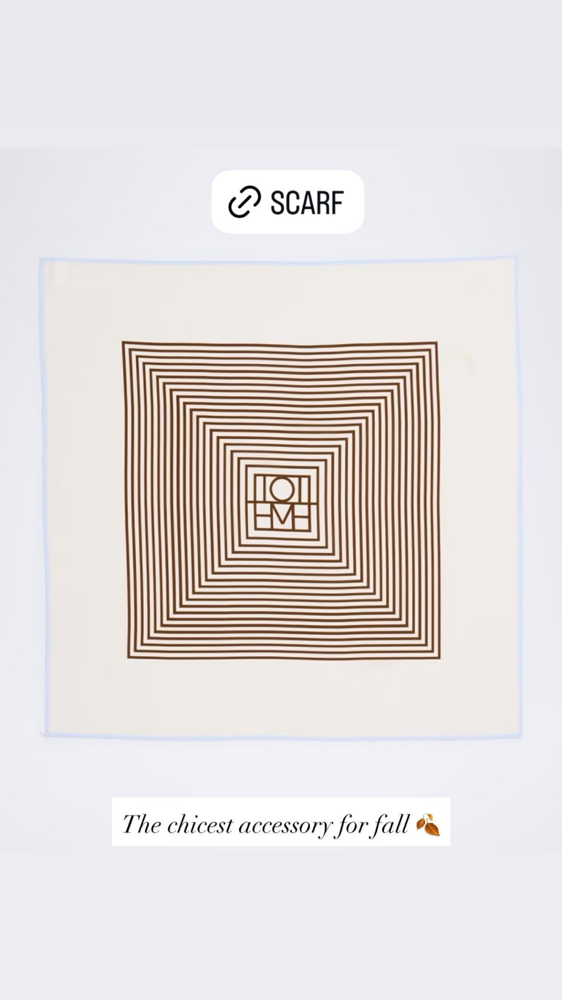 Silk scarf.

#LTKSeasonal #LTKTravel #LTKWorkwear
